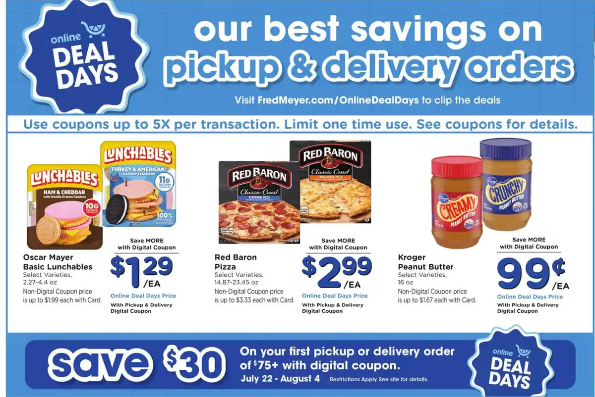 Fred Meyer weekly ad next week