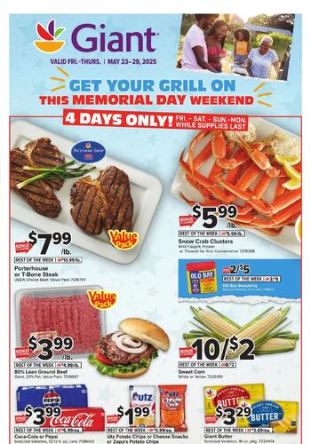 Giant Food Weekly July 10 to July 16, 2026