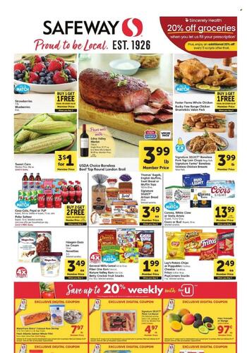 Safeway Weekly Ad July 8 to July 14, 2026